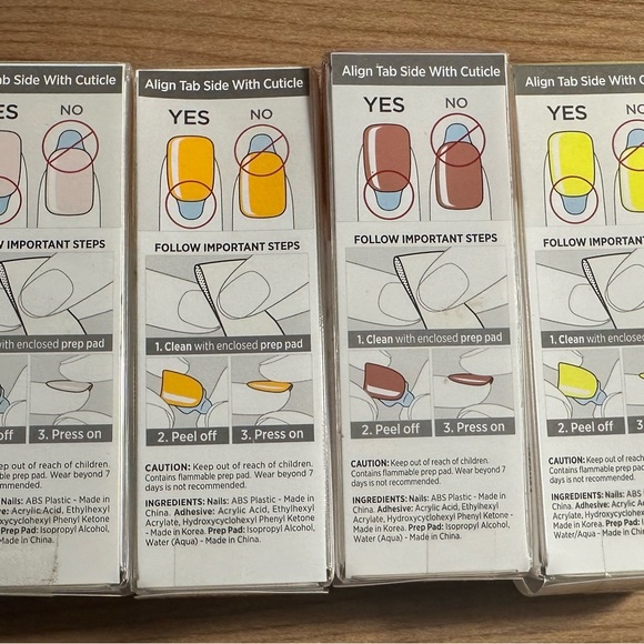 imPRESS color Press-On‎ 4 pack 001,15X,027,05X - Picture 2 of 6